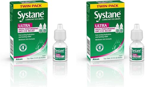 Systane Ultra Lubricant Eye Drops, Twin Pack, 10-mL Each in Saudi Arabia