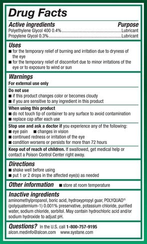 Systane Ultra Lubricant Eye Drops, Twin Pack, 10-mL Each in Saudi Arabia