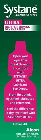 Systane Ultra Lubricant Eye Drops, Twin Pack, 10-mL Each in Saudi Arabia