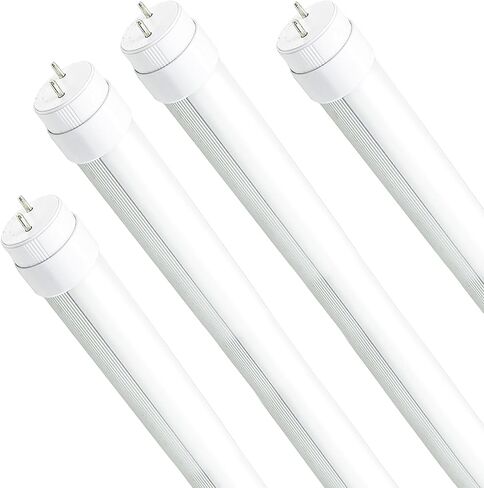 F15T8 LED Tube Light,120V 4 Pack of 18'' 7W Tube Light Bulb,5000K Daylight White,Rotatable End Caps,LED Fluorescent Tubes Replancement(120v 4-pack 5000k) in Saudi Arabia