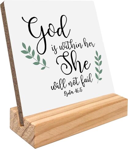 kunlisa Christian Desk Sign, Colossians 3:23 24 Bible Verse Sign, Inspirational Christian Gifts for Women Men Faith, Christian Bible Verse Decor, Christian Home Decor in Saudi Arabia
