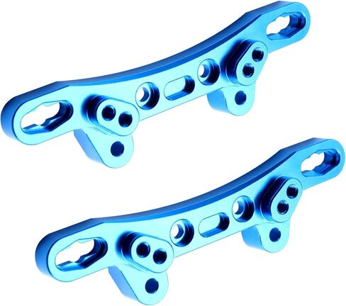 HOBOHY 2 قطعة من الألومنيوم الأمامي/الخلفي لبرج الصدمات لـ Tamiya RC Car TT-02 TT-02D TT-02R 54947 ترقيات الهيكل استبدال الأجزاء (قطعتان) in Saudi Arabia