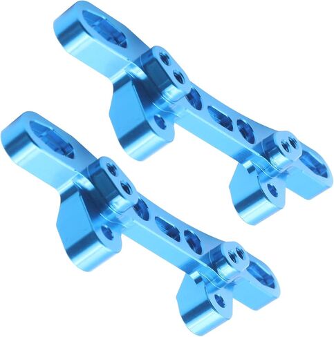 HOBOHY 2 قطعة من الألومنيوم الأمامي/الخلفي لبرج الصدمات لـ Tamiya RC Car TT-02 TT-02D TT-02R 54947 ترقيات الهيكل استبدال الأجزاء (قطعتان) in Saudi Arabia