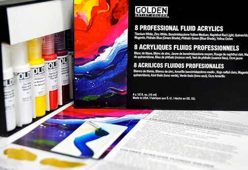 Golden Fluid Acrylic Paint 1 Ounce-Pyrrole Red Light in Saudi Arabia