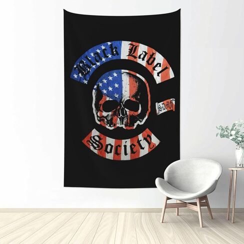 Kelicaon VALVOREX Black Label Singer Society Band Tapestry Wall Art Hanging Tapestries Home Decoration for Ceiling Living Room Dorm Bedroom Kitchen 60x40 Inch in Saudi Arabia