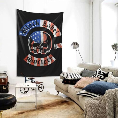Kelicaon VALVOREX Black Label Singer Society Band Tapestry Wall Art Hanging Tapestries Home Decoration for Ceiling Living Room Dorm Bedroom Kitchen 60x40 Inch in Saudi Arabia