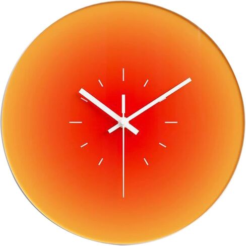 Blue Sunset Modern Wall Clock Silent Battery Operated Large Size Decorative Wall Clock Home for Living Room Decoration (Blue) in Saudi Arabia