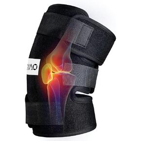 TUOYR Cordless Red Light Therapy for Knee Pain Relief 4000mAh Battery Portable Wireless Near Infrared Light Therapy Devices Wearable Wrap for Arm Elbow Muscle Relax Treatment Pad