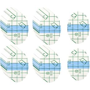 200pcs Transparent Stretch Adhesive Bandage Waterproof Bandage, Ellipse Transparent Film Dressing Tapes for Swimming Shower (2 * 3.3 Inch)