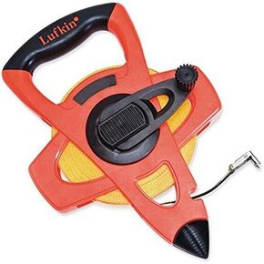 Lufkin FM030CM 13mm x 30m Hi-Viz® Orange Fiberglass Tape Measure, Metric