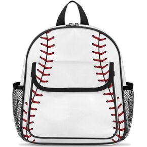 Toddler Baseball Backpack, Kids Backpack Boys, Kids Bookbag for Elementary School Kindergarten Preschool Children Travel With Chest Strap