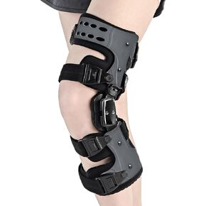 OA Unloader Knee Brace- Unloader Knee Brace for Osteoarthritis, Arthritis Pain, Cartilage Repair, Bone on Bone Knee Joint Pain, Lateral Degeneration Knee Support Left Gray