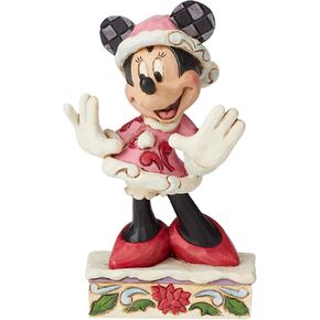 Enesco Disney Traditions by Jim Shore Minnie Christmas Personality