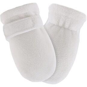 Zsedrut No Scratch Baby Mittens Toddler Infant Fleece Lined Gloves Winter Warm Mitten for Baby Boys Girls