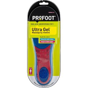 ProFoot Ultra Gel Massaging Insoles, Women's 6-10, 1 Pair