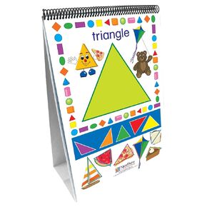 NewPath Learning - 33-0021 Exploring Shapes Curriculum Mastery Flip Chart Set, Early Childhood