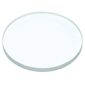 PATIKIL 12" (300mm) Focal Length Double Concave Lens, 75mm Diameter 6mm Height Glass Optically Polished Round Edges Lens for Physics Experiment, Clear