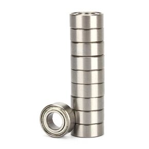 10Pcs MR105ZZ Miniature Bearings Ball Mini Bearings Ball Mini Pulley Bearings 5mm X 10mm X 4mm Usable with All RC Cars, Heli, and Planes