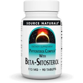 Source Naturals Phytosterol Complex with Beta-Sitosterol, Supports Healthy Cholesterol Levels*, 113 mg - 180 Tablets