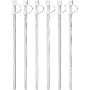 15" Flexible Straws for Jumbo Mugs (6)