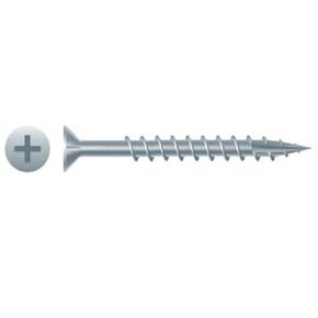 #8 x 2-1/2" Wood Screws Flat Head Particle Board Screws Type 17 Point w/Nibs Steel Zinc Coated Wood Screws Great for MDF, Cabinet Hinges, Furniture, Indoor Woodwork, 2 LB Pack