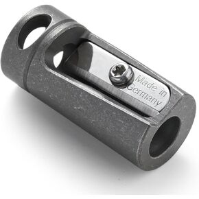 KeyUnity KT00 Titanium Alloy Handheld Pencil Sharpener - German Steel Blade, Single Hole Manual Pencil Sharpener for Colored Pencils, Crayons, and More - Ideal for School/Office/Outdoor