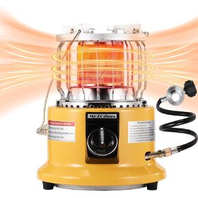 MOZODAWN 2 in 1 Propane Heater & Stove, 13000 BTU Portable Propane Heater Indoor with Handle, Outdoor Heater Gas Stove for Patio, Camping, Tent, Ice Fishing, Hunting