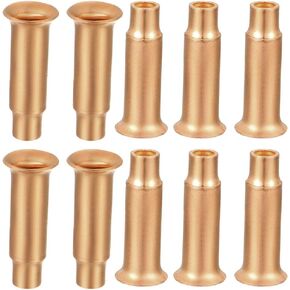 uxcell Tube Flare Fitting Copper Tube 5.2mm OD 3.2mm ID for Refrigeration Tubing 10pcs