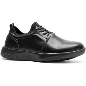 OrthoComfoot Orthopedic Comfortable Oxford Dress for Mens, Plantar Fasciitis Genuine Leather Fashion Sneakers with Arch Support, Casual Business Orthotic Walking Shoes for Foot and Heel Pain Relief