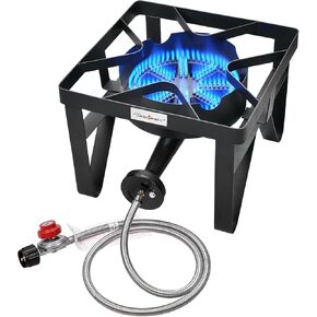 Vivicreate Camping Camp Range Chef Griddle Outdoor Kitchen Garden grill propane gas 20PSIG high pressure cook Stove Burner estufa Quemador cusina in Kuwait