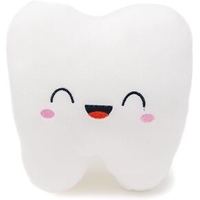 nerdbugs Tooth Plush- The Molar The Merrier! - Dentist Gift/Oral Surgeon Gift/Dental Hygenist Gift/ Tooth Fair Pillow