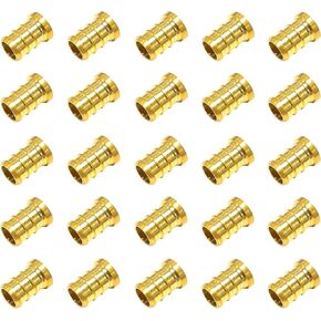 ASTM F-1807 Brass Pex Fitting, 1/2inch Pex 90 Degree Elbow, No Lead Pex Fittings for Pex Plumbing Projects. (1/2'' Elbow, 25pcs)