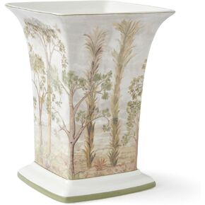 Spode Kit Kemp Tall Trees 8" Vase | Enchanted Forest Design | Porcelain | Dishwasher Safe | Elevate Your Home Decor | Displaying Fresh and Artificial Flowers | Ideal Gift for Nature-Inspired Spaces in Kuwait