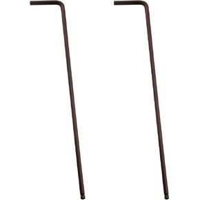 2PCS 4mm L Shaped Long Arm CR-V Repairing Tool Ball End Hex Key Wrench
