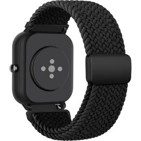 Wanme Bands for Amazfit Bip 3 / Bip 3 Pro / Bip U Pro / Bip / Bip Lite / Bip S / Bip S lite / Bip U Band Women Men, 20mm Quick Release Soft Nylon Replacement Strap for Amazfit GTR mini / GTS 4 / GTS 4 Mini / GTS 3 / GTS 2 / GTS 2e / GTS 2 mini / GTS Smart
