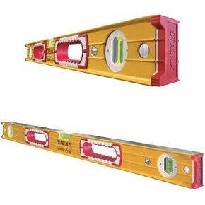 Stabila Type 196 Concrete Set Spirit Levels 72 inches/32 inches