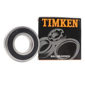 TIMKEN 6207-2RSC3 2 Pcs Double Rubber Seal Bearings 35x72x17mm, Pre-Lubricated and Stable Performance and Cost Effective, C3 Clearance,Deep Groove Ball Bearings.