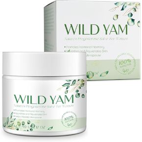 Tiuedu Wild Yam Cream, Wild Yam Cream for Hormone Balance, Natural Balancing Cream for Women, Rich in Vitamins,Alleviate Menopause-Related Issues,Nourish The Skin,for All Skin, 3.17G