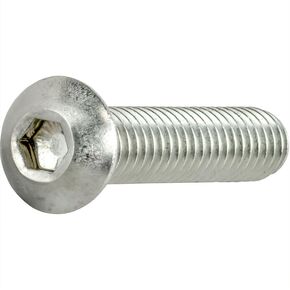 8-32 x 1-1/4" Button Head Socket Cap Screws 18-8 Stainless Steel, Quantity 50, Allen Hex Drive by Fastenere