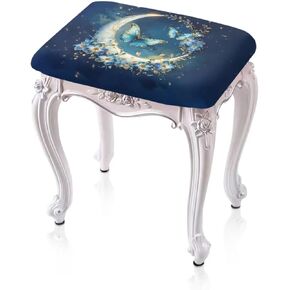 Bar Stool Rectangle Seat Covers Brown Leopard Print Bar Stool Chair Covers Set of 2 Stretch Stool Covers Rectangular Washable Soft Stool Slipcover Bar Chair Cover with Elastic Band