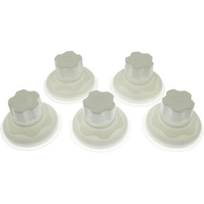 5PCS Rotating Suction Cup with Screw Nut and Bolt 6.5cm Manual Adjustable Rotating Suction Cup Bathroom and Kitchen Shelf Accessories Adheres to Windows Mirrors Glass and Metal Surfaces
