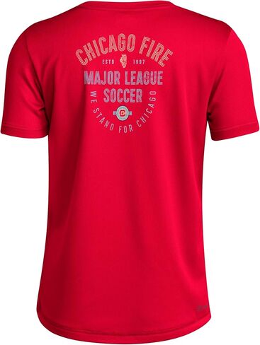 adidas Unisex Kid's Chicago Fire Short Sleeve Pre-Game T-Shirt in Saudi Arabia