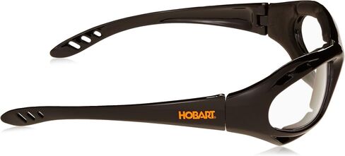 Hobart 770726 Shade 5, Mirrored Lens Safety Glasses, Black in Saudi Arabia
