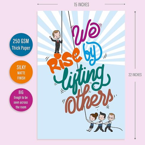easykart labels Motivational Poster for Classroom - Set of 6 Growth Mindset Art Wall Posters, Inspirational Posters for Middle and High School Office Bedroom Decor Classroom Posters Elementary in Saudi Arabia