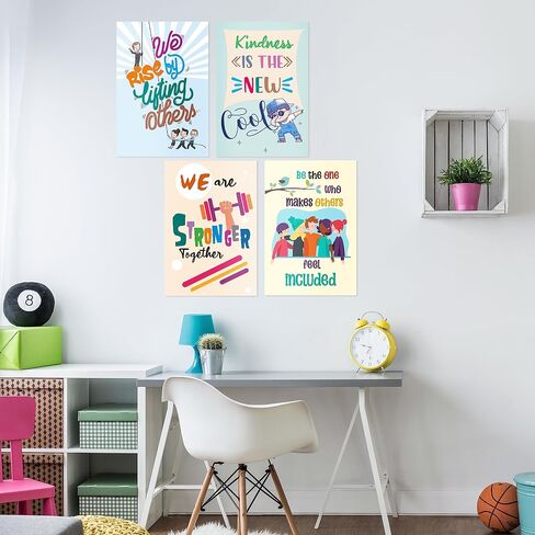 easykart labels Motivational Poster for Classroom - Set of 6 Growth Mindset Art Wall Posters, Inspirational Posters for Middle and High School Office Bedroom Decor Classroom Posters Elementary in Saudi Arabia
