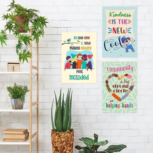 easykart labels Motivational Poster for Classroom - Set of 6 Growth Mindset Art Wall Posters, Inspirational Posters for Middle and High School Office Bedroom Decor Classroom Posters Elementary in Saudi Arabia