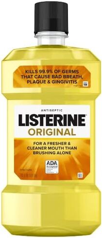 غسول الفم المطهر للبالغين من ليسترين، أصلي، 8 أونصة in Kuwait