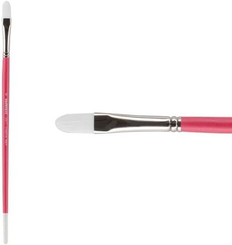 Creative Mark Pro White Soft White Filament Hair Acrylic Brushes & Sets - Professional Paint Brushes for Acrylics, Gouache, Oils, & More! - [Set - Set of 8] in Kuwait