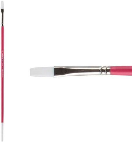 Creative Mark Pro White Soft White Filament Hair Acrylic Brushes & Sets - Professional Paint Brushes for Acrylics, Gouache, Oils, & More! - [Set - Set of 8] in Kuwait