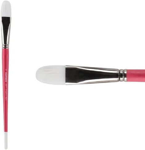 Creative Mark Pro White Soft White Filament Hair Acrylic Brushes & Sets - Professional Paint Brushes for Acrylics, Gouache, Oils, & More! - [Set - Set of 8] in Kuwait